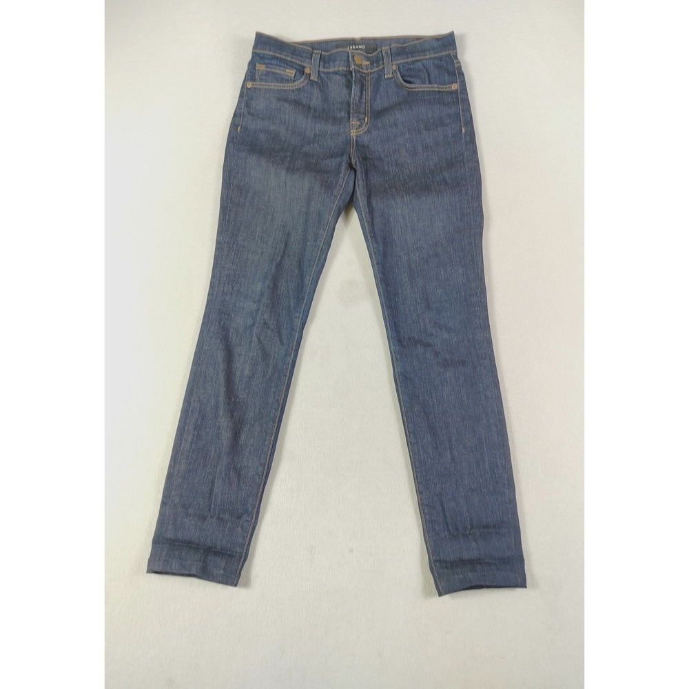 J Brand 811 Skinny Leg Jeans Womens 29 Dark‎ Blue Mid Rise Stretch Denim Pure